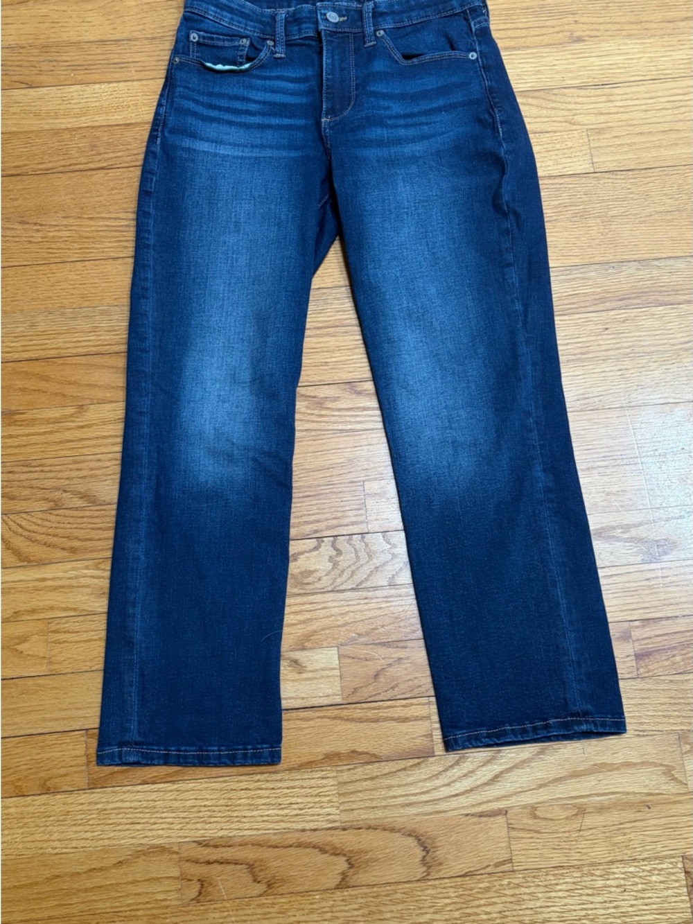Lucky Brand Women's Dark Blue Sweet Crop Jeans